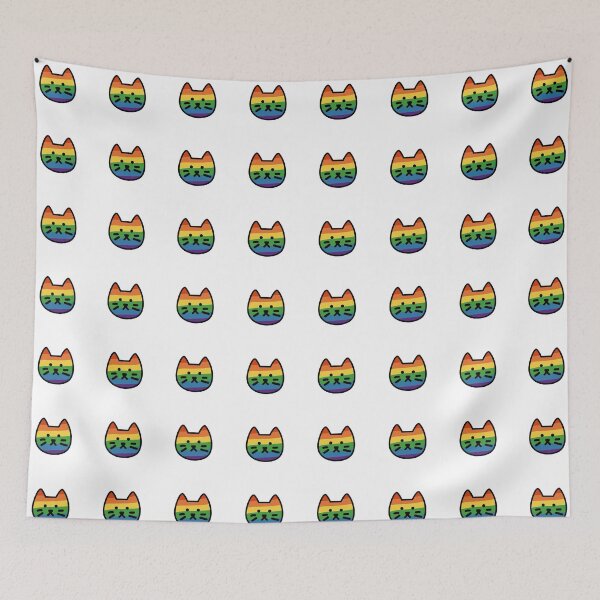 Item preview, Gay/ Queer Pride Cat designed and sold by su-chow.