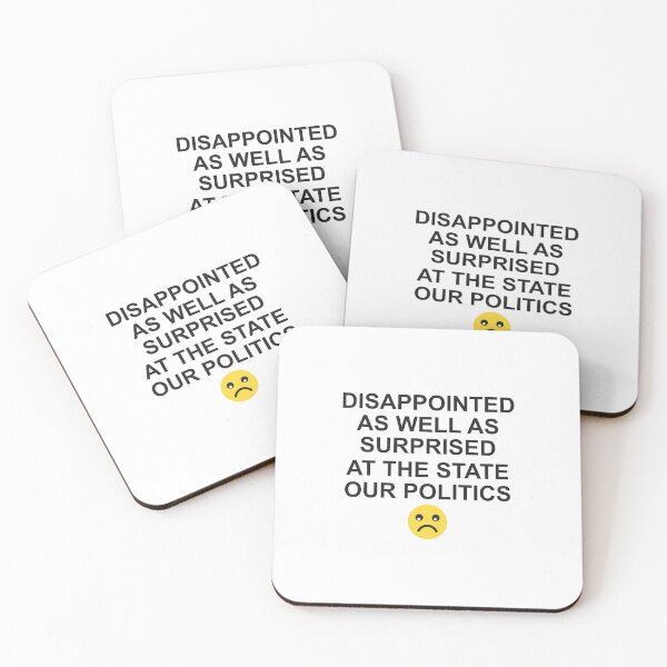 Item preview, Disappointed as well as surprised designed and sold by Politics-Corner.