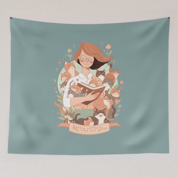 Item preview, Teacher off duty, full time cat lover designed and sold by Solar1sArt.