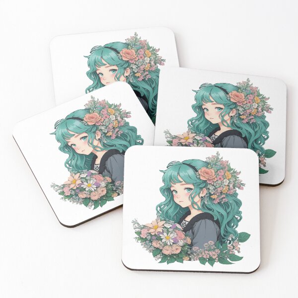 Item preview, girl with flower designed and sold by Ayothaya.