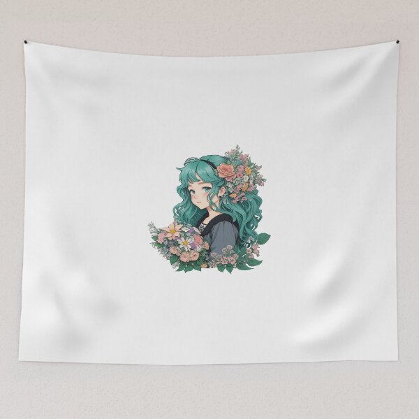 Item preview, girl with flower designed and sold by Ayothaya.