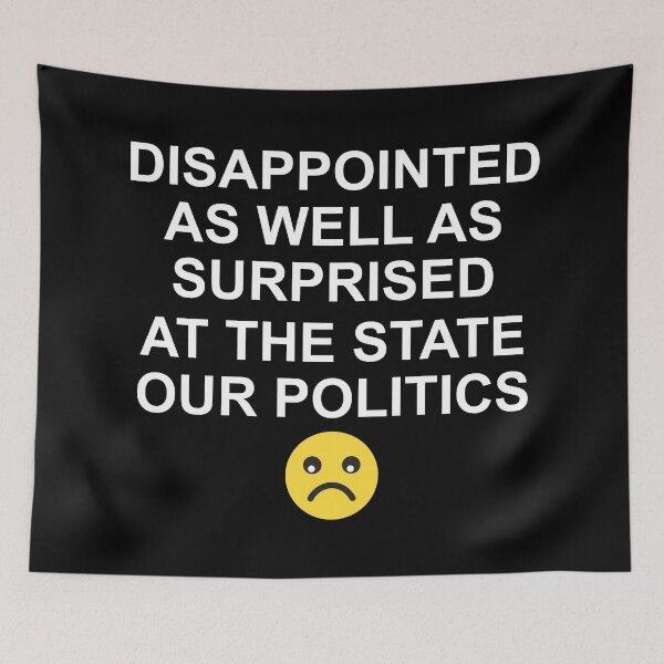 Item preview, Disappointed as well as surprised white designed and sold by Politics-Corner.