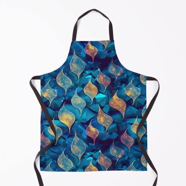 Artikelvorschau, Glitzernde Eleganz: Tropfen mit blauem Bernsteinmuster entworfen und verkauft von EVA4designs.
