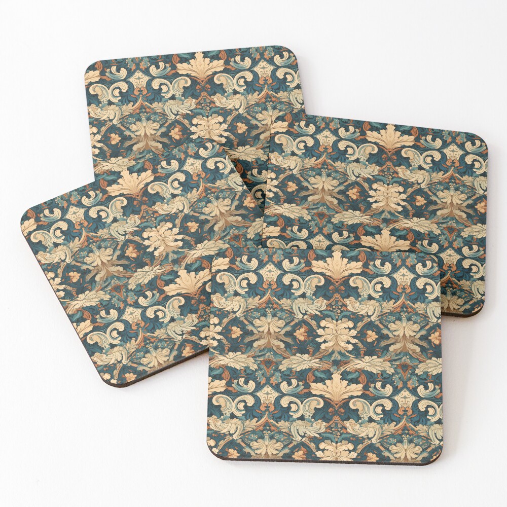 Artikel-Vorschau von Untersetzer (4er Set), designt und verkauft von PixelPatchwork.