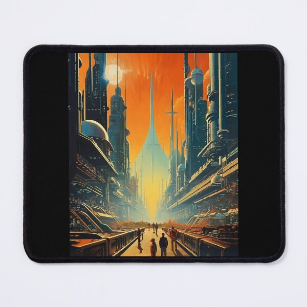 Item preview, Atomic Age Horizons: Retro-Futuristic Skylines from the 1960s designed and sold by JLCableStudio.