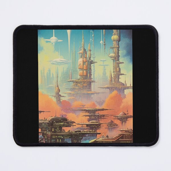 Item preview, Atomic Age Horizons: Retro-Futuristic Skylines from the 1960s designed and sold by JLCableStudio.