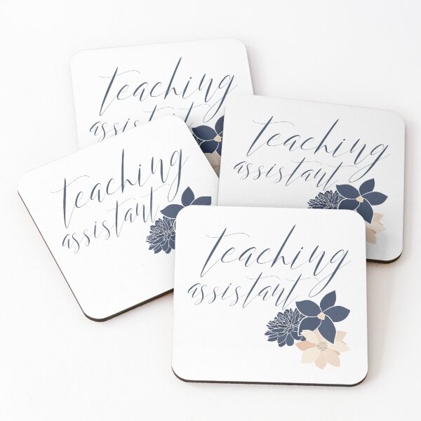 Item preview, Teaching Assistant,Teacher's Assistant, elegant flowers, Appreciation gift, Thank you gift designed and sold by MAKEtoFIT.