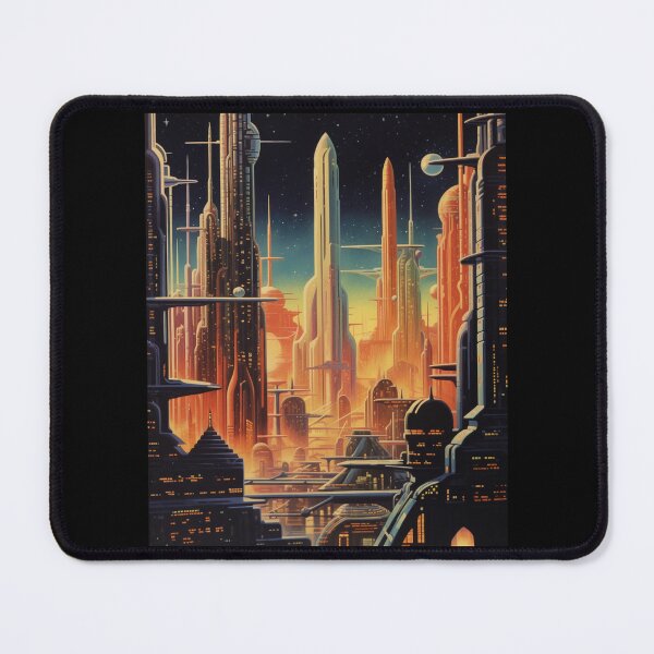 Item preview, Atomic Age Horizons: Retro-Futuristic Skylines from the 1960s designed and sold by JLCableStudio.