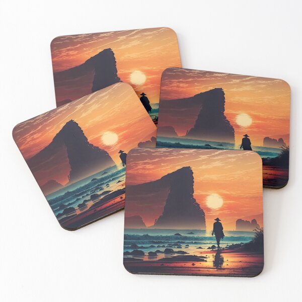 Item preview, Sunset on the beach classic art style 2 designed and sold by giggles-omg.