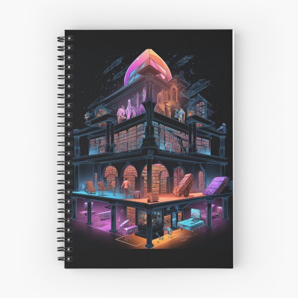 Item preview, Chronicles of Tomorrow: Retro-Futuristic Libraries designed and sold by JLCableStudio.
