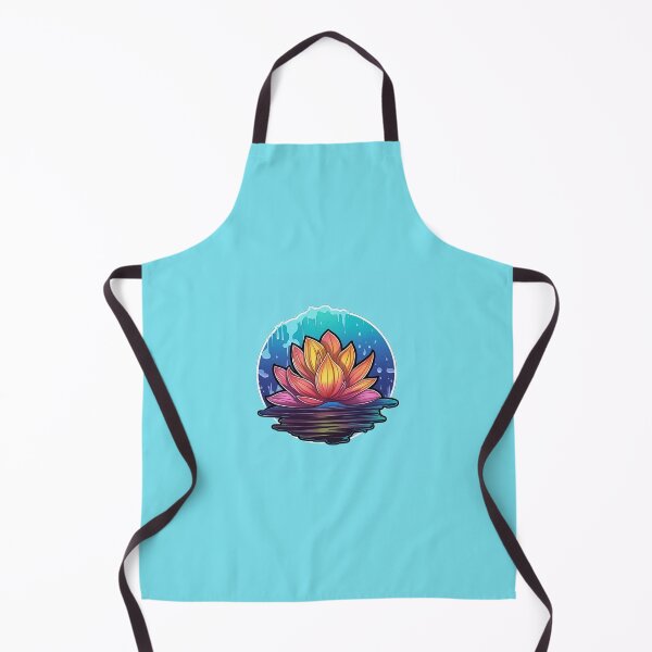 Item preview, Colorful line art water lily logo  designed and sold by StrongSouls.