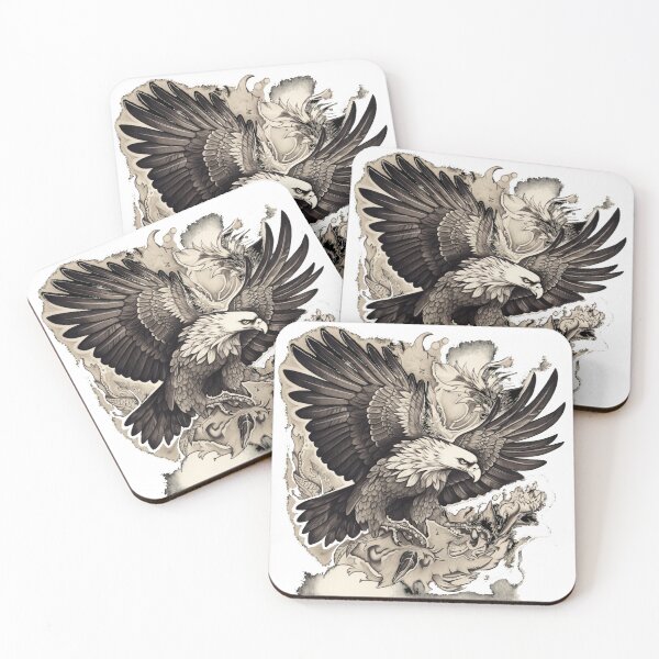 Item preview, Old School Eagle Tattoo Art 15 designed and sold by giggles-omg.