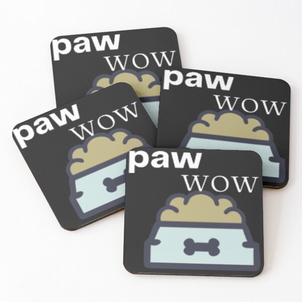 Item preview, cat dog wow ,food bowl designed and sold by designatmospher.