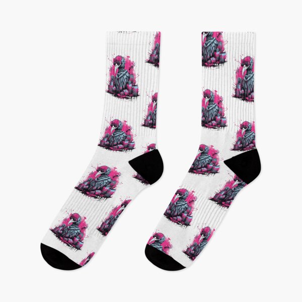 Item preview, Cyberpunk flamingo designed and sold by Rosaliartbook.