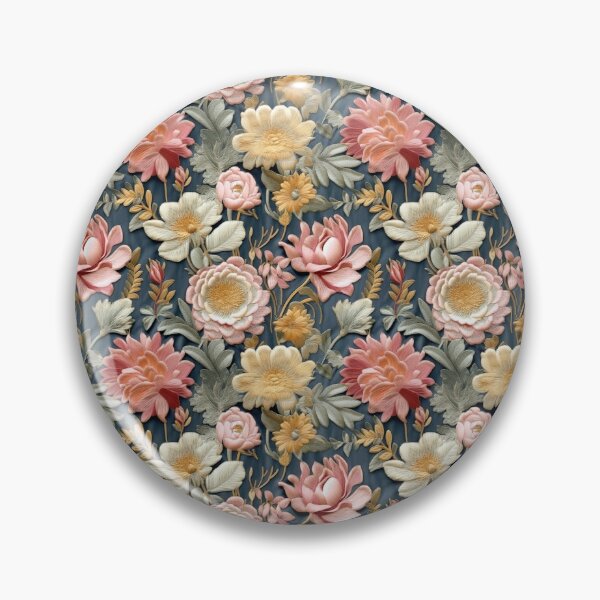 Item preview, Whispering Petals: Vintage Embroidered Pattern designed and sold by SynthPrint.