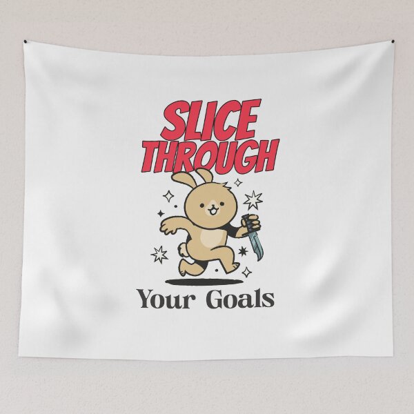 Item preview, Slice Through Your Goals designed and sold by motivationalsw.