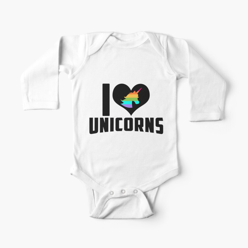 Download I Love Unicorns Magical Unicorn Be Real Unicorn Baby One Piece By Zkoorey Redbubble