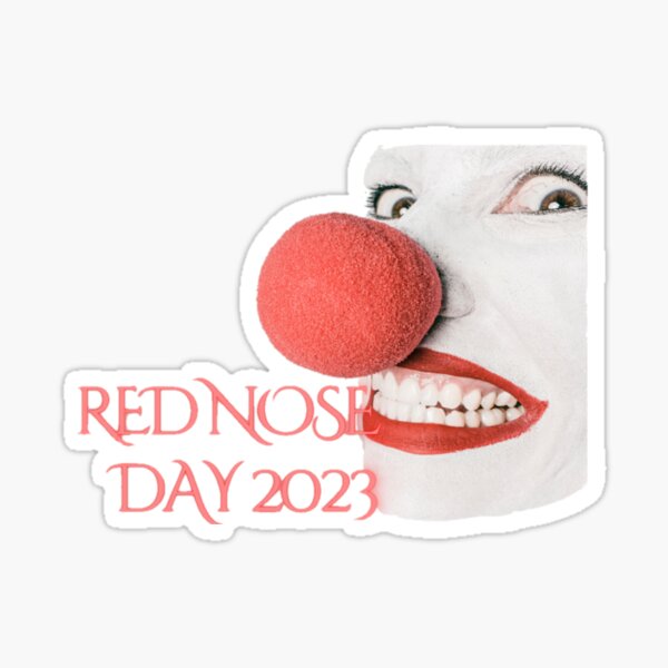 red nose day 2023 Sticker