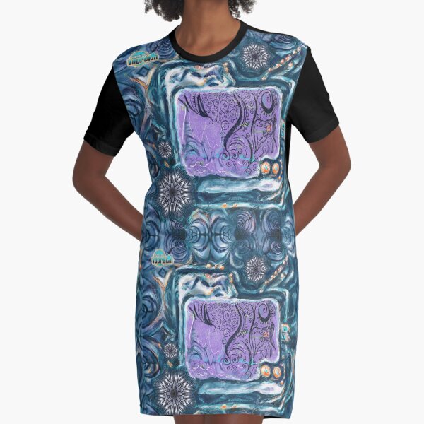 Song of Living Metal by Alexandra Cook aka Linandara Graphic T-Shirt Dress