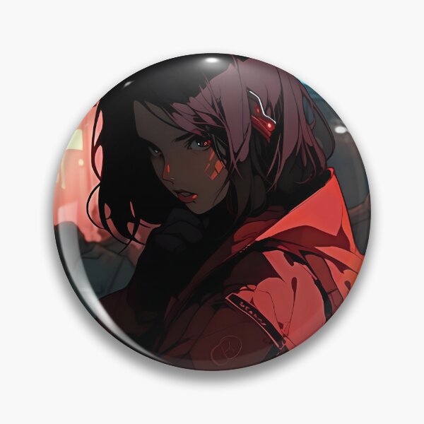 Item preview, Mystery in the look: Illustration of a woman conveying tension and stealth in anime style. designed and sold by InsaneLEDP.