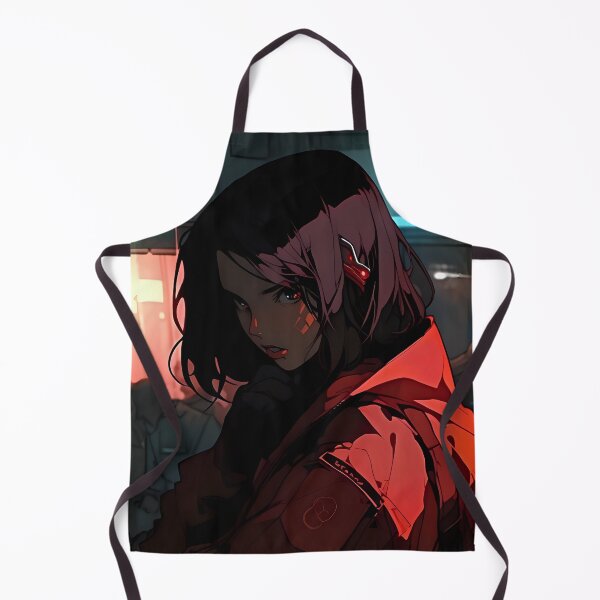 Item preview, Mystery in the look: Illustration of a woman conveying tension and stealth in anime style. designed and sold by InsaneLEDP.