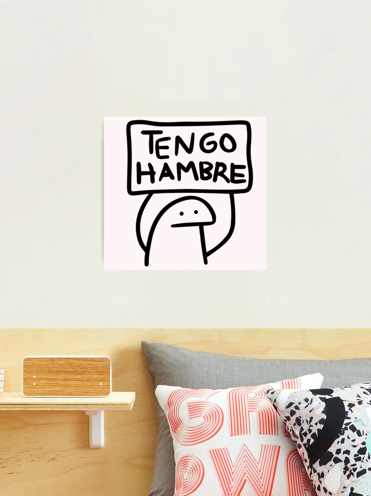 Tengo hambre!!! Flork meme en español spanish funny sticker T