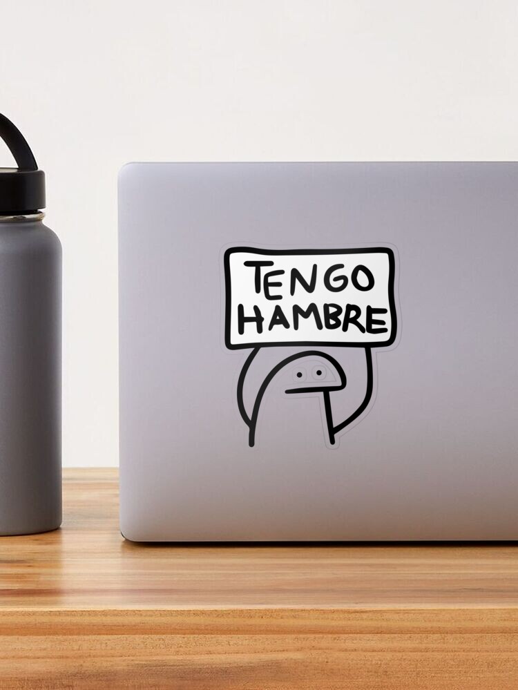 Tengo hambre!!! Flork meme en español spanish funny sticker T