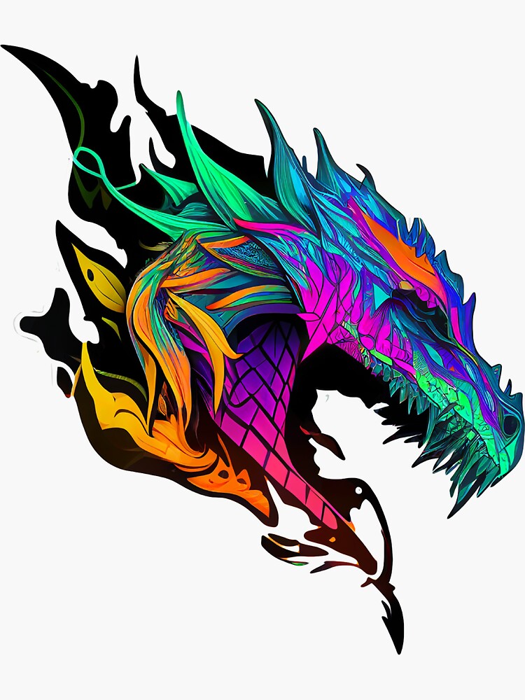 Dragon fire Sticker for Sale by adenaJ