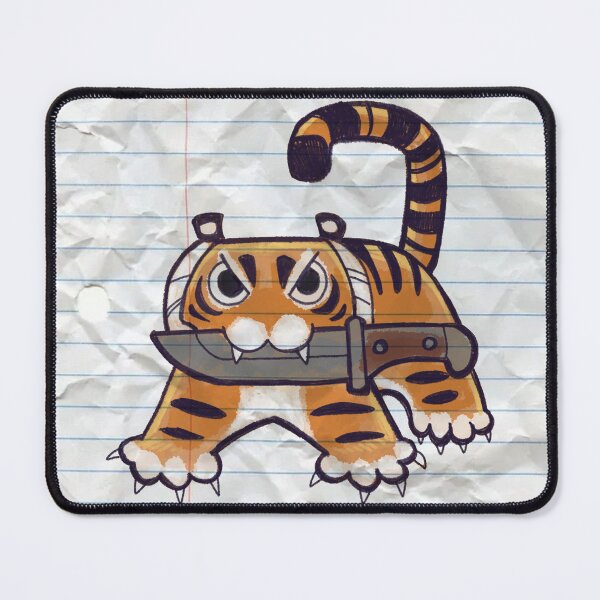 Item preview, Scribbly Knife Tiger designed and sold by PaleoPanthera.