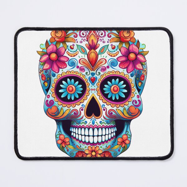 Item preview, Skull with Roses and Mexican Style Hat designed and sold by EBESIGN.