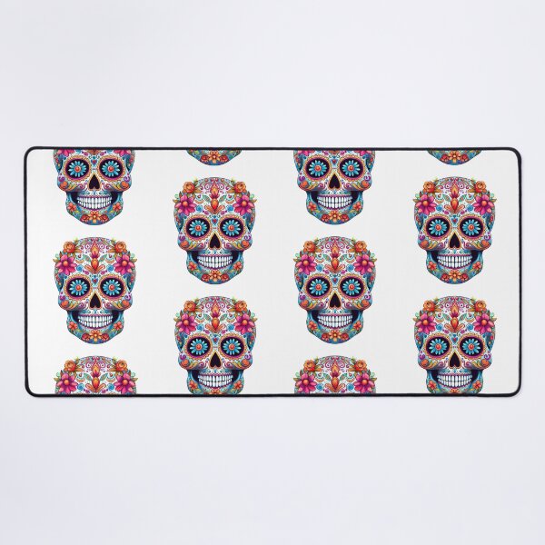 Item preview, Skull with Roses and Mexican Style Hat designed and sold by EBESIGN.