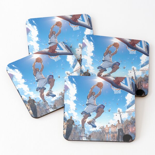Item preview, Spectacular triple dunk: A basketball player leaves everyone speechless with a breathtaking leap in a sports animation. designed and sold by InsaneLEDP.