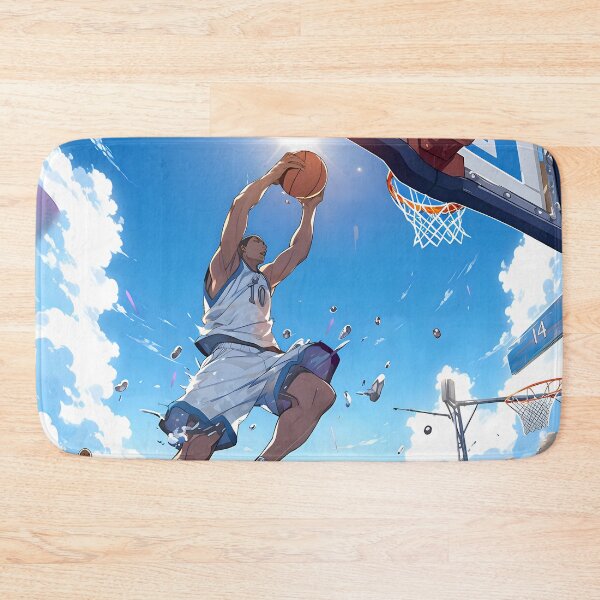 Item preview, Spectacular triple dunk: A basketball player leaves everyone speechless with a breathtaking leap in a sports animation. designed and sold by InsaneLEDP.