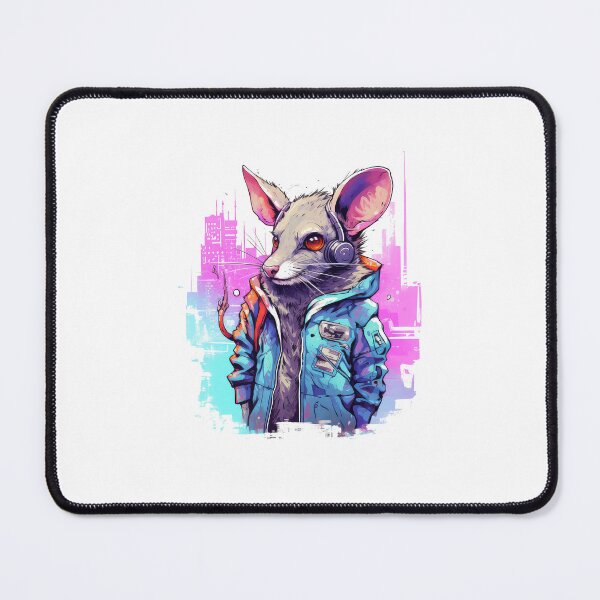 Item preview, Cyberpunk rat designed and sold by Rosaliartbook.