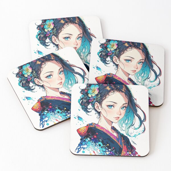 Item preview, Kimono Anime Girl designed and sold by Shinihime.