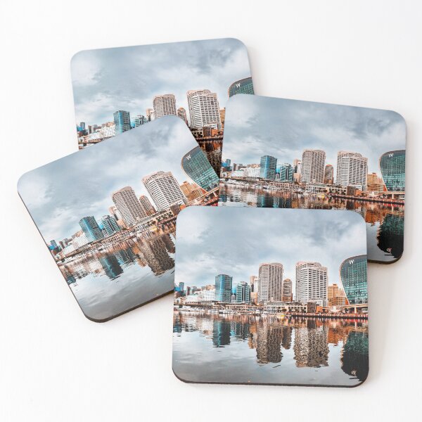 Item preview, Sydney city skyline from Darling Harbour designed and sold by dags.