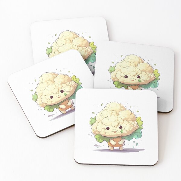 Item preview, Cute cauliflower kawaii designed and sold by Cattigal.