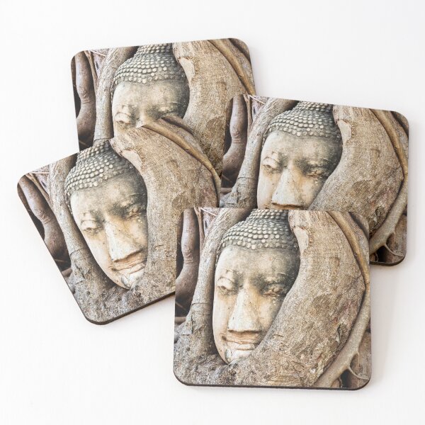 Item preview, Buddha in tree roots in Ayuthaya Thailand designed and sold by dags.