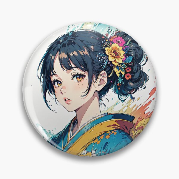 Item preview, Kimono Anime Girl 2 designed and sold by Shinihime.