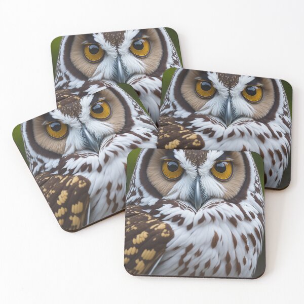 Item preview, Majestic Owl Portrait: Intimate Glimpse of Nature's Wisdom designed and sold by AFUNARTZ.