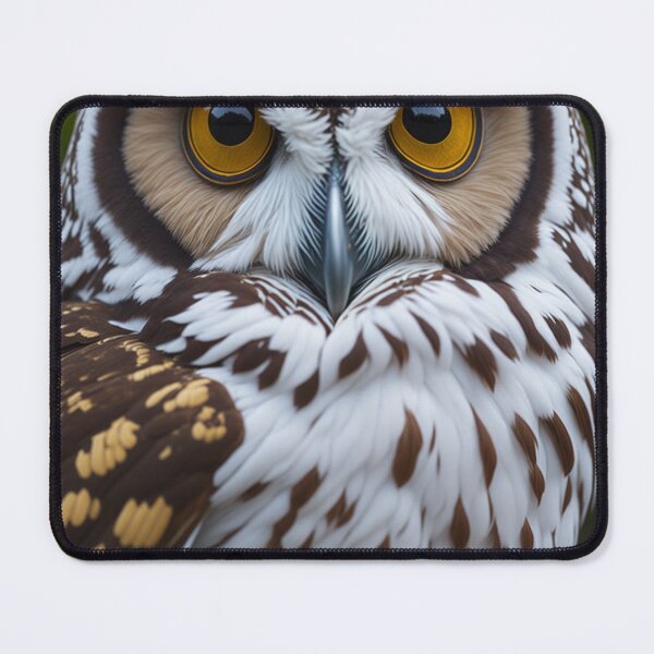 Item preview, Majestic Owl Portrait: Intimate Glimpse of Nature's Wisdom designed and sold by AFUNARTZ.