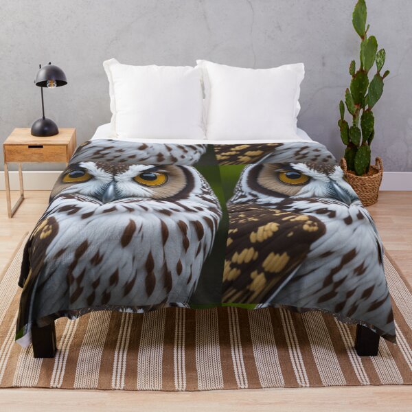 Item preview, Majestic Owl Portrait: Intimate Glimpse of Nature's Wisdom designed and sold by AFUNARTZ.