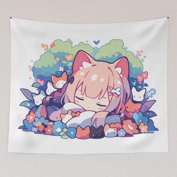 Item preview, Dozing Daisy designed and sold by Chibi Cat Art Corner.