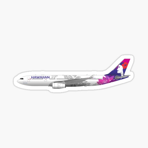 Hawaiian Airlines Airbus A330-200 Sticker