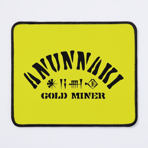 Item preview, ANUNNAKI GOLD MINER. BLACK designed and sold by 5hertz.