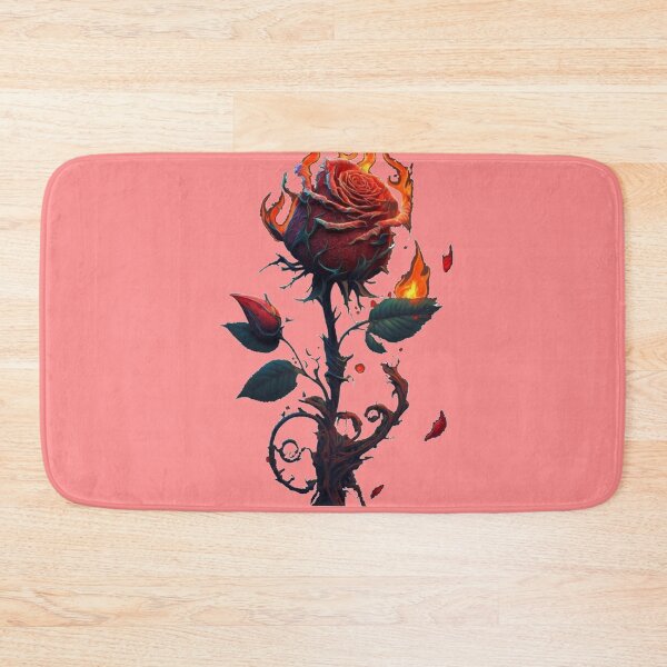 Item preview, Burning Red Rose at Night  designed and sold by MoRisi-Fashion.