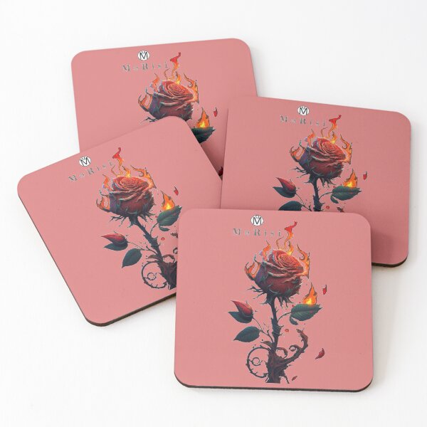 Item preview, Burning Red Rose at Night  designed and sold by MoRisi-Fashion.