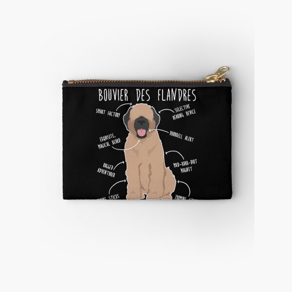 Item preview, Bouvier Des Flandres Fawn Cream Dog Anatomy designed and sold by Clara Hollins.