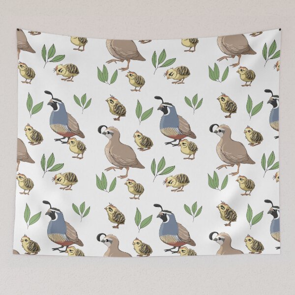Item preview, California Quail Family designed and sold by RhondaLuluArt.
