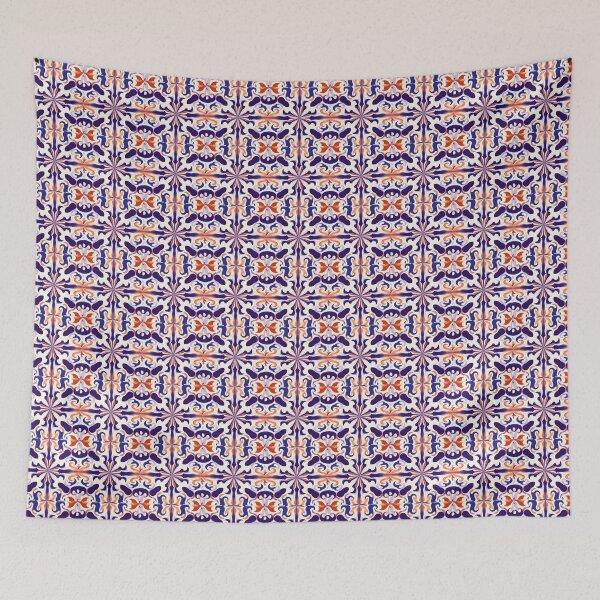 Item preview, Gainesville Colors Inspired Pattern Star Center designed and sold by MiracleROLArt.